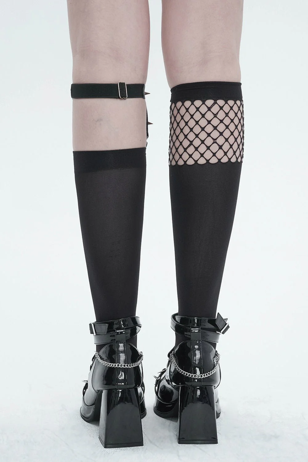 Fishnet Stockings Garter Set - Image 3