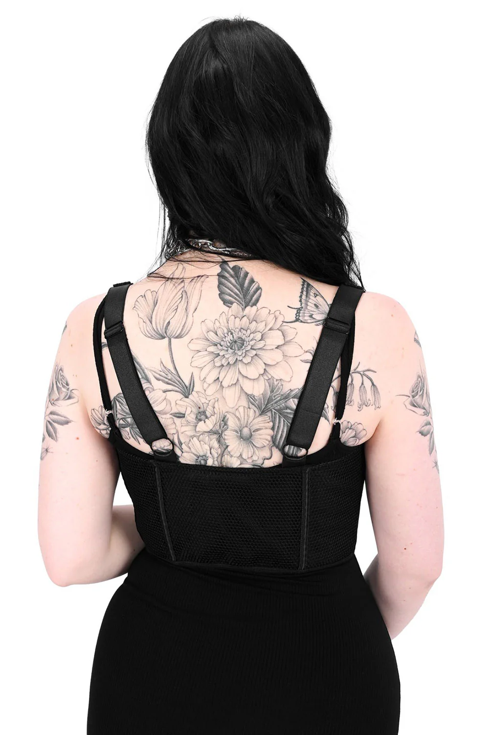 Fishnet Underbust Corset - Image 5