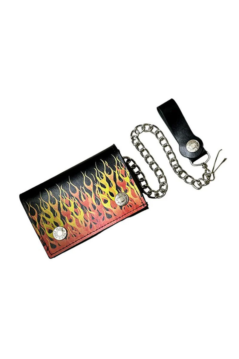 Flame Bound Biker Wallet - Image 2