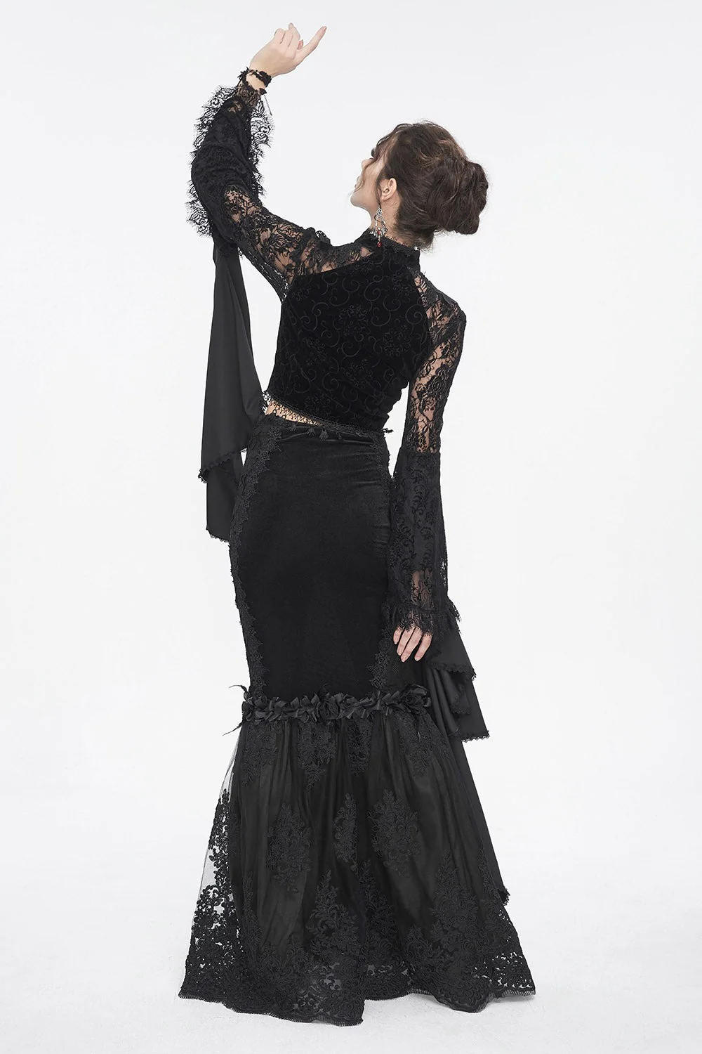 Flared Sleeve Boudoir Blouse - Image 5