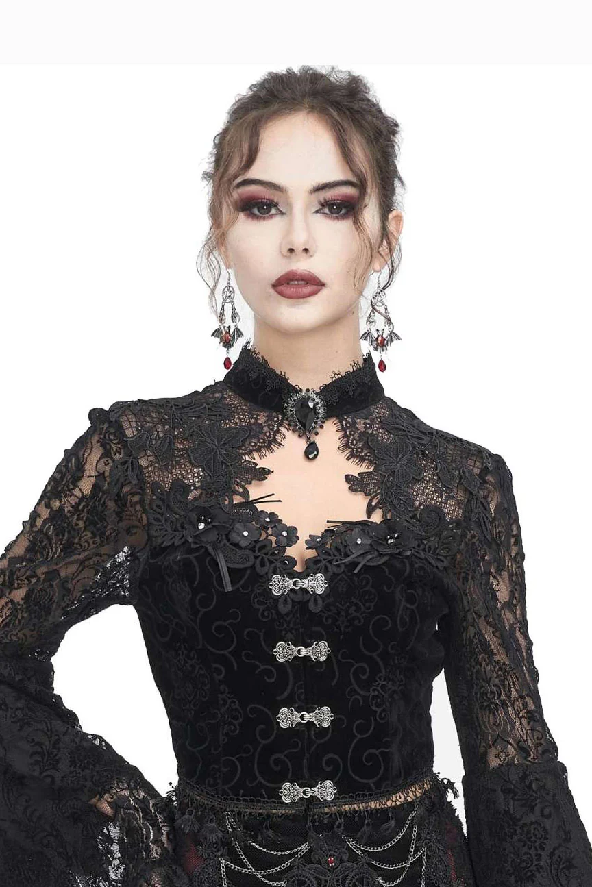 Flared Sleeve Boudoir Blouse - Image 6