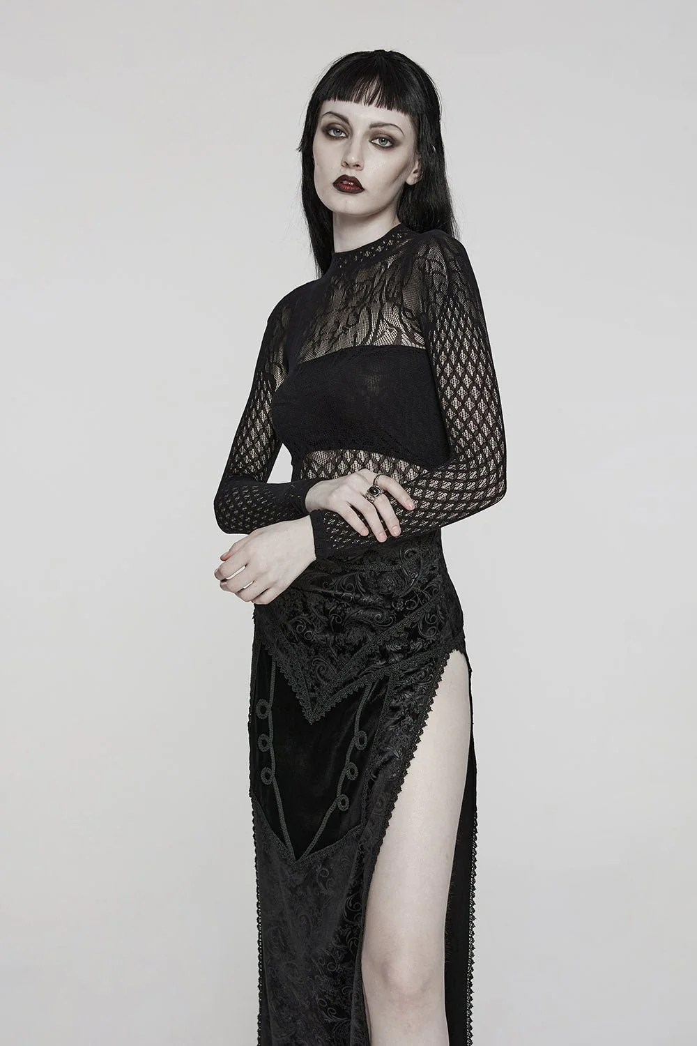 Foolish Mortal Backless Mesh Dress - Image 2