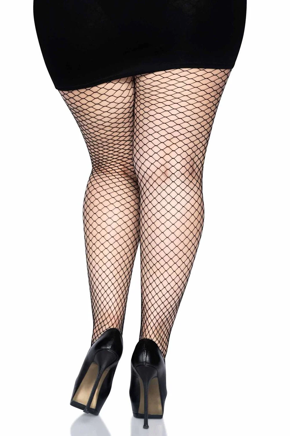 Forebode Fishnet Tights [PLUS SIZE] - Image 4
