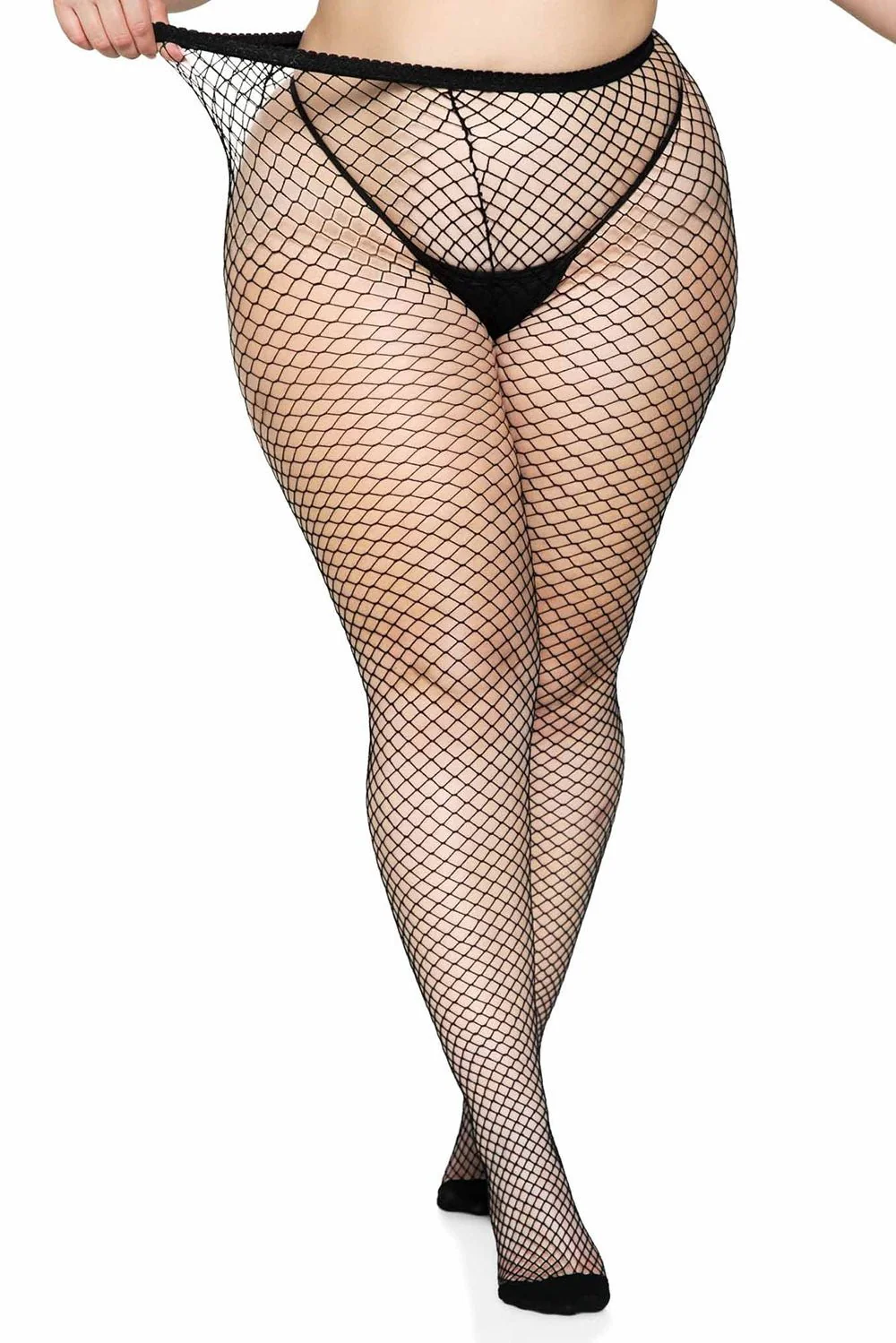 Forebode Fishnet Tights [PLUS SIZE] - Image 5
