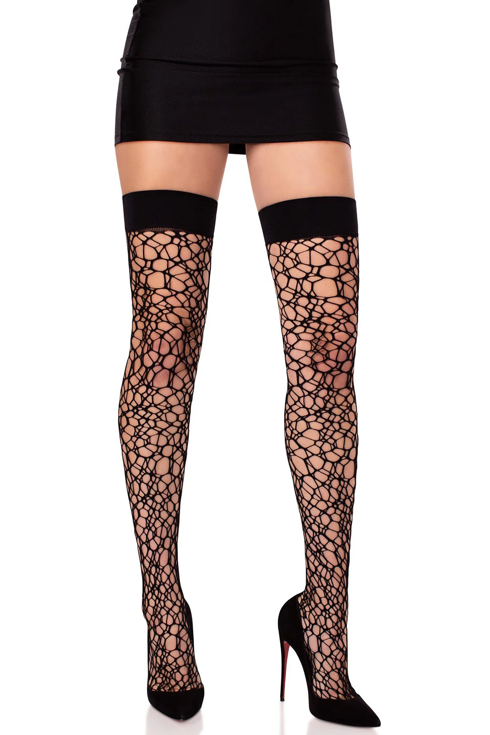 Fractured Net Thigh Highs - Image 2