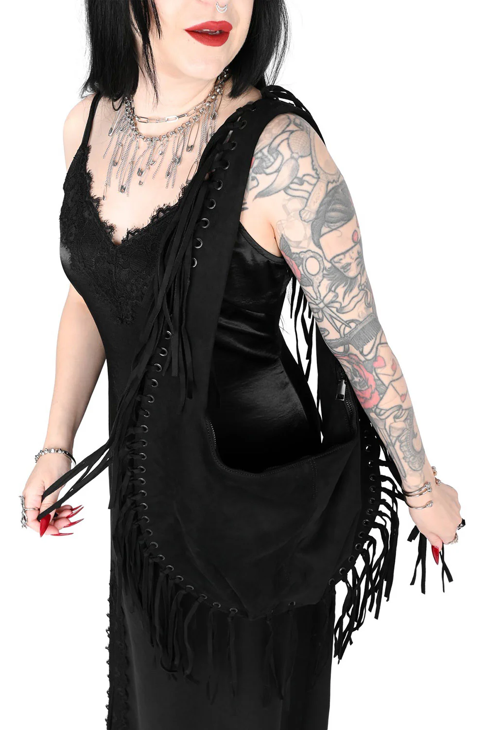 Fringe Shoulder Bag - Image 3