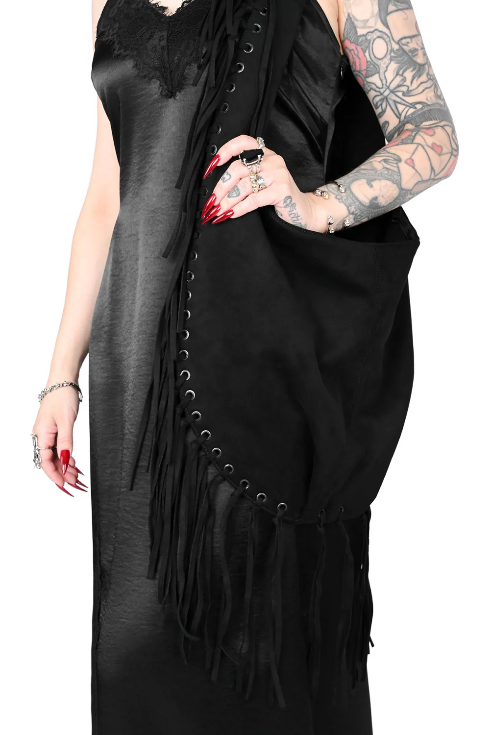 Fringe Shoulder Bag - Image 4