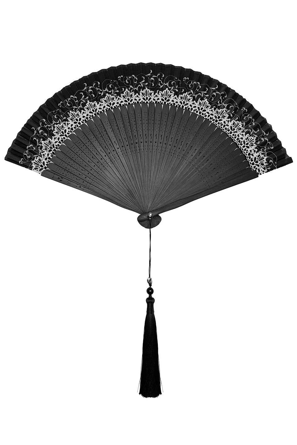 Funeral Flora Foldable Fan - Image 2