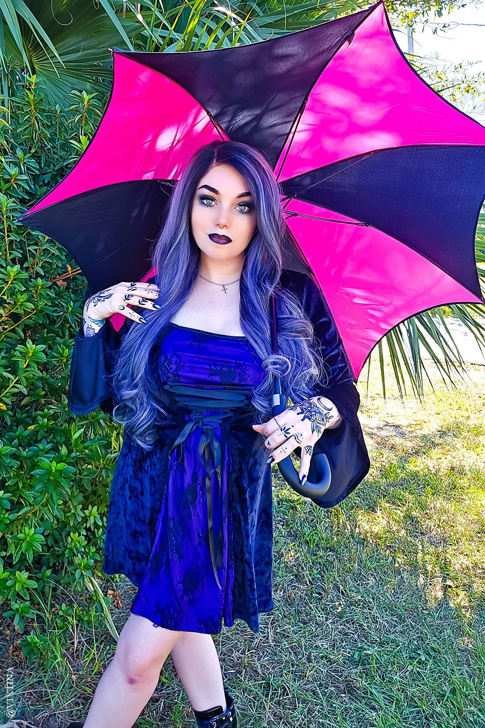 Funeral Procession Umbrella [HOT PINK] - Image 8