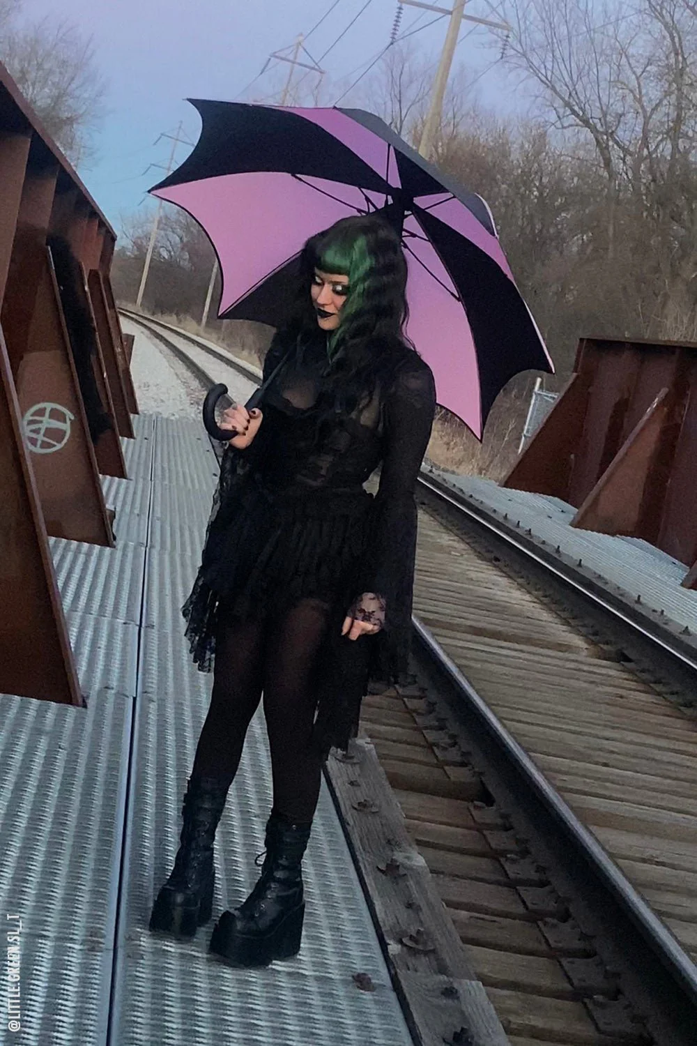 Funeral Procession Umbrella [PASTEL PINK] - Image 10
