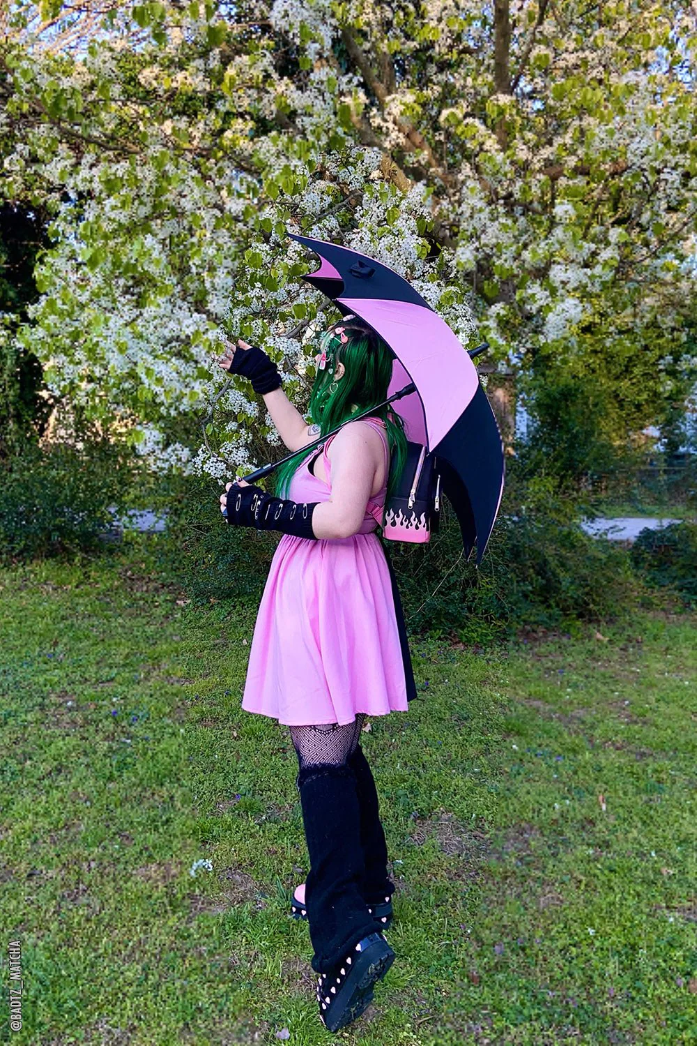Funeral Procession Umbrella [PASTEL PINK] - Image 12