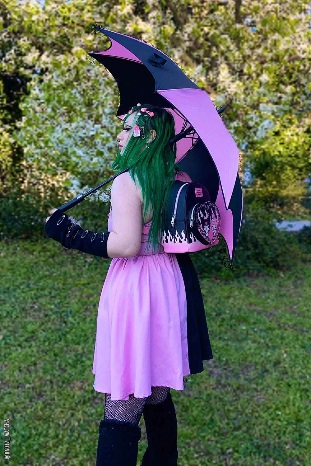Funeral Procession Umbrella [PASTEL PINK] - Image 3