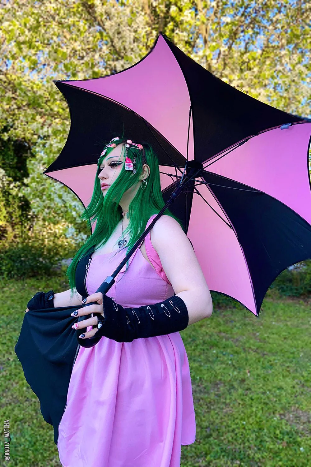 Funeral Procession Umbrella [PASTEL PINK] - Image 9