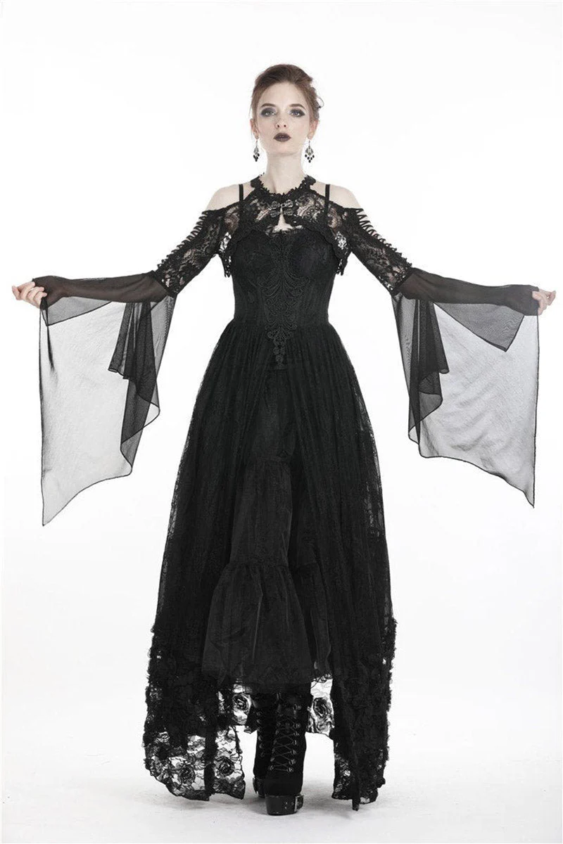 Funerary Flared Sleeve Gothic Bolero - Image 2
