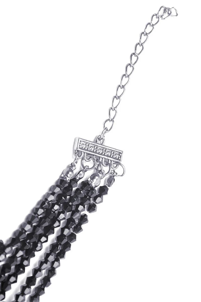 Funerary Vintage Goth Beaded Choker - Image 6