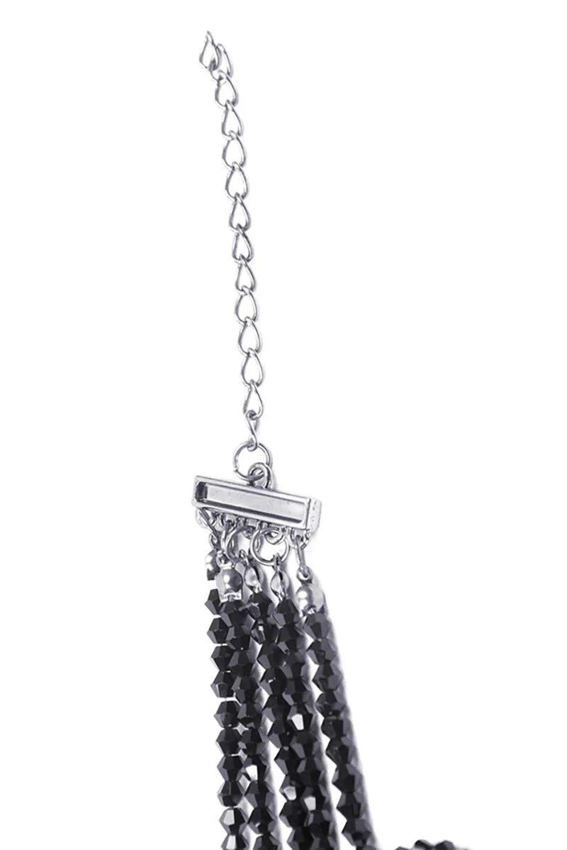 Funerary Vintage Goth Beaded Choker - Image 7