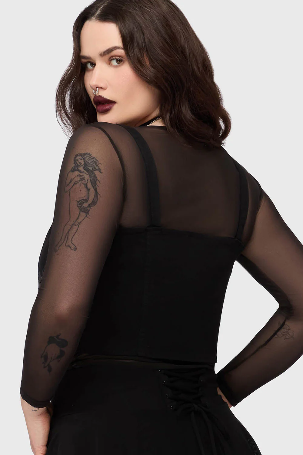 Gaia Adorned Underbust Corset - Image 7