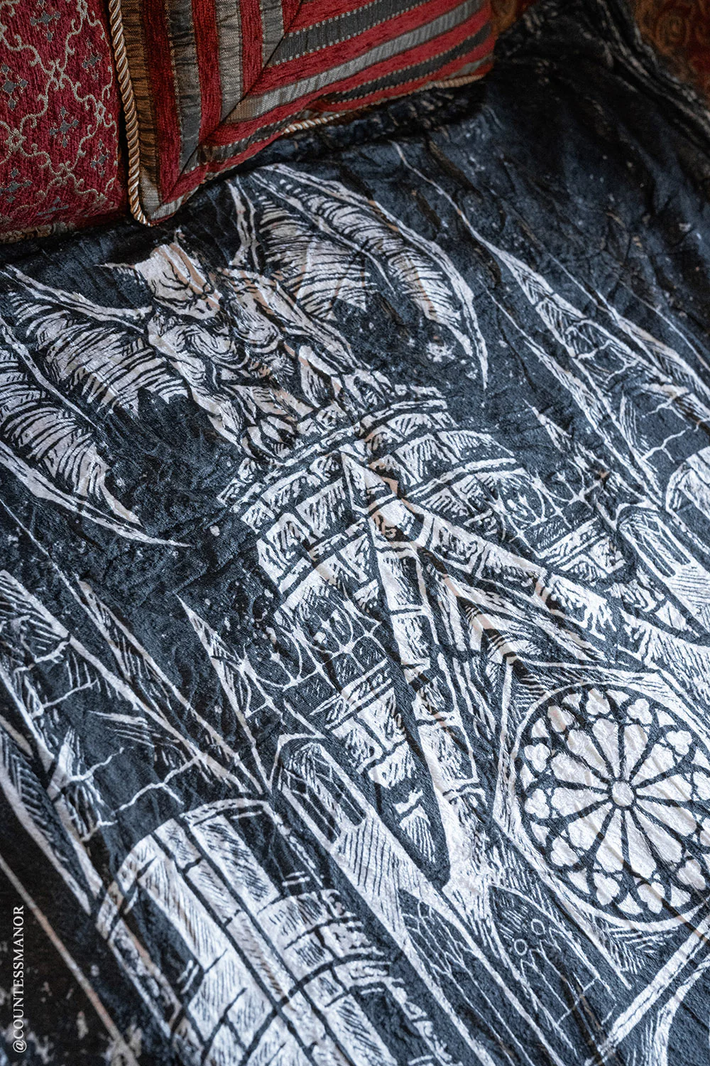 Gargoyle Cathedral Throw Blanket - Image 5