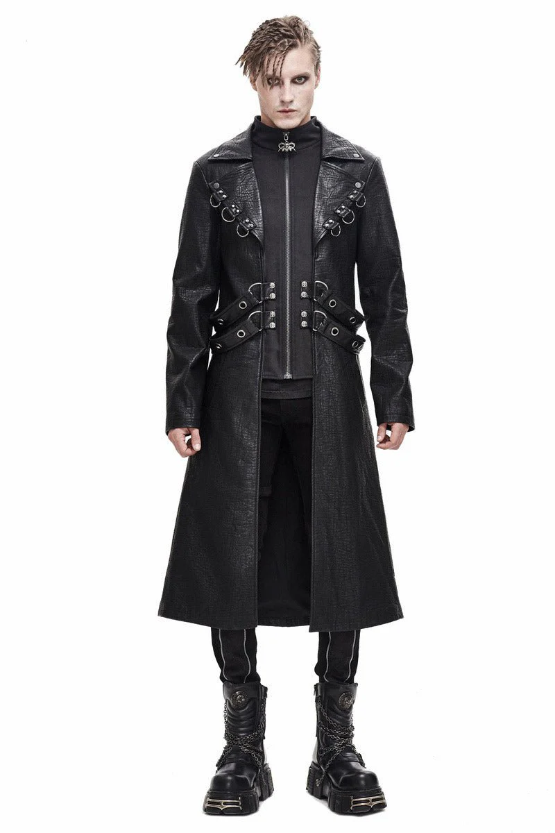 General Death Military Goth Trench Coat - Image 2