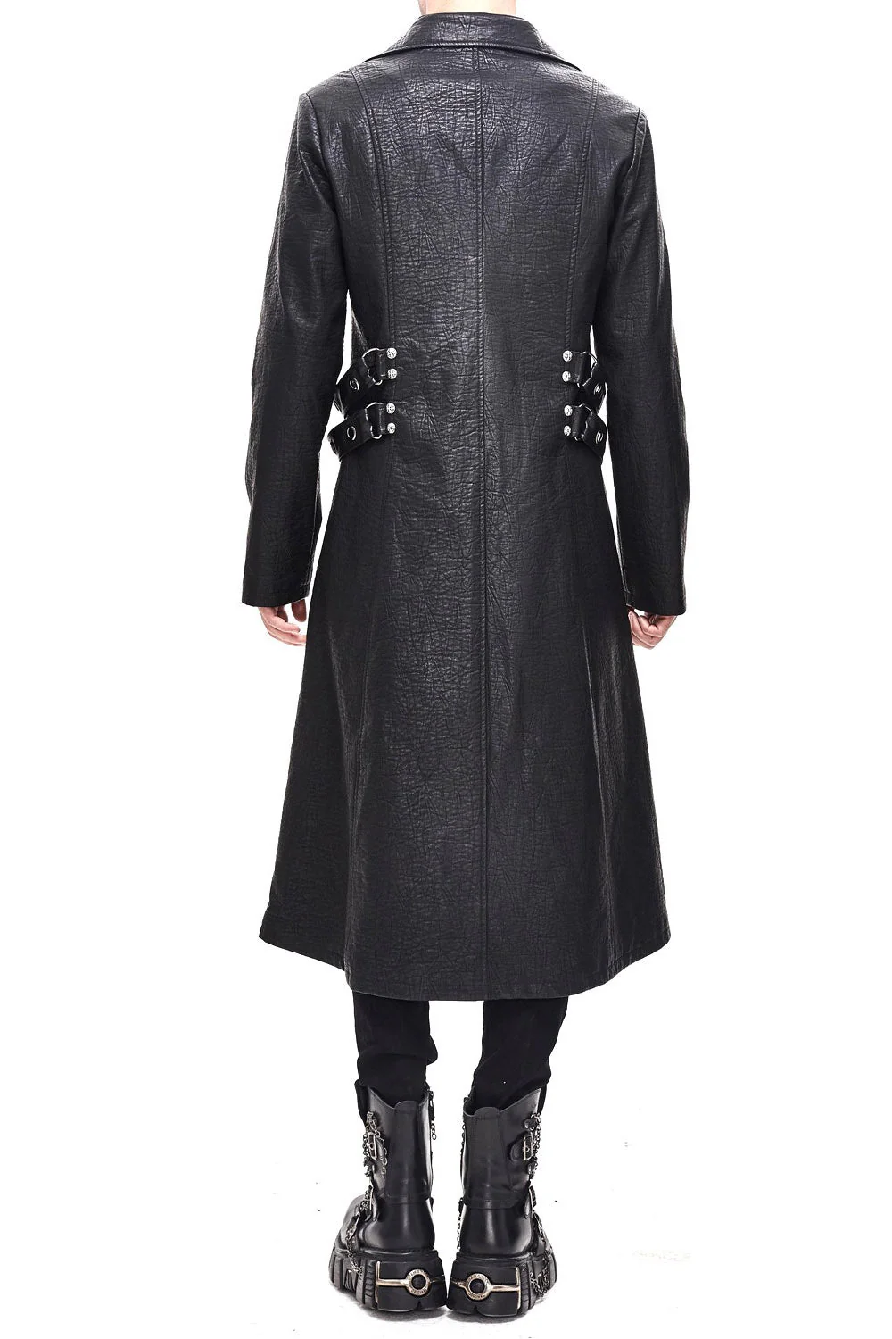 General Death Military Goth Trench Coat - Image 5