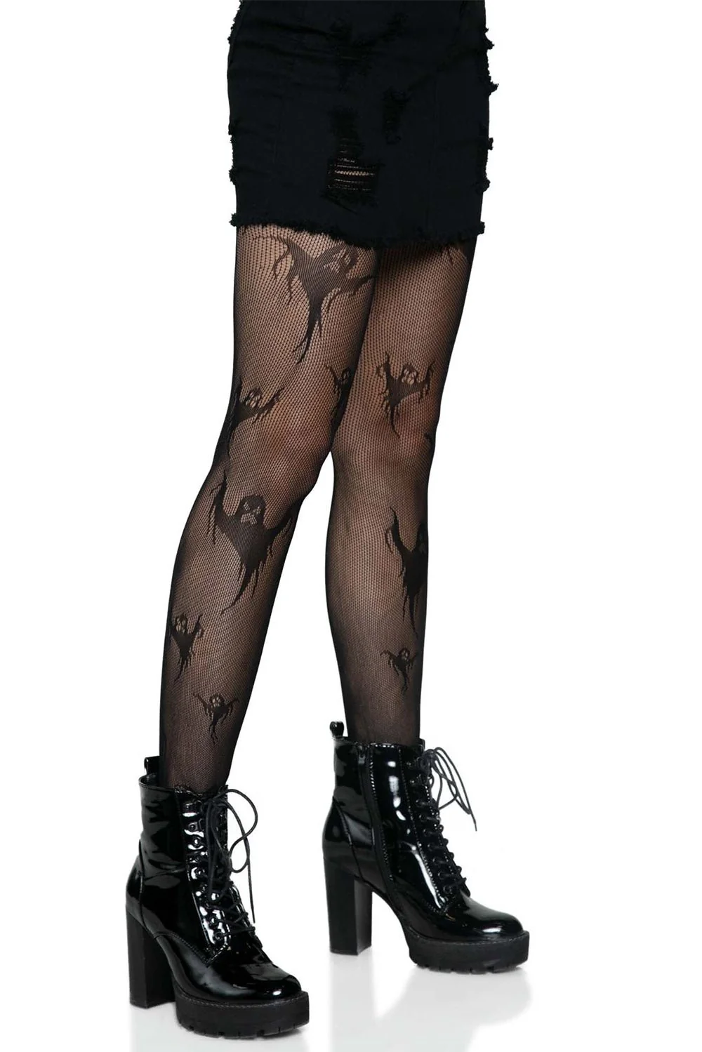 Get Ghosted Fishnet Tights - Image 2