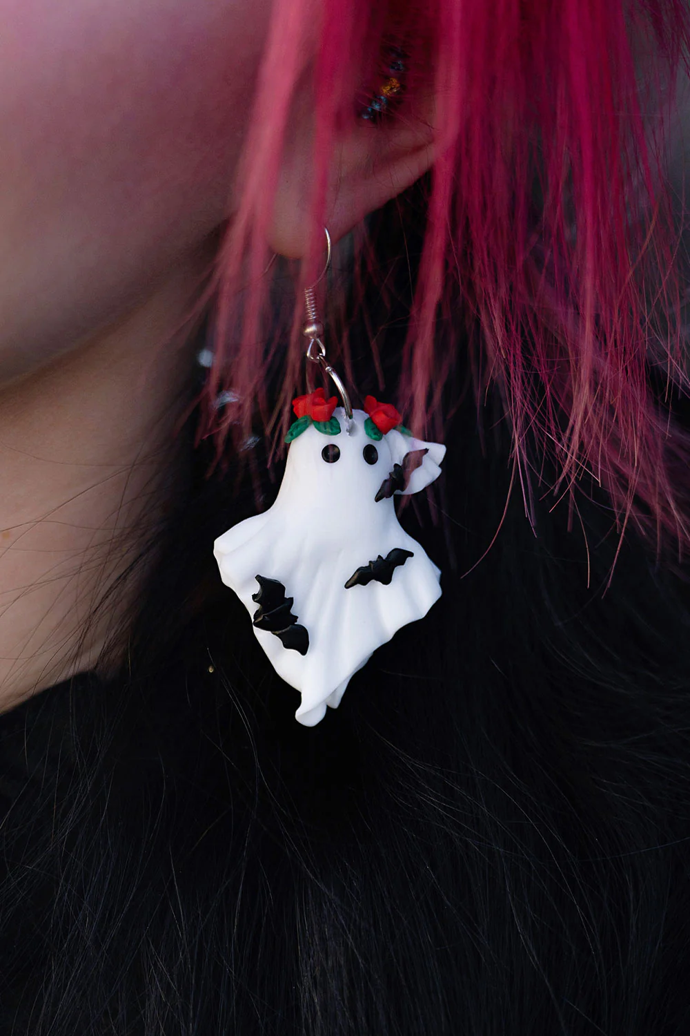 Ghost Bloom Earrings