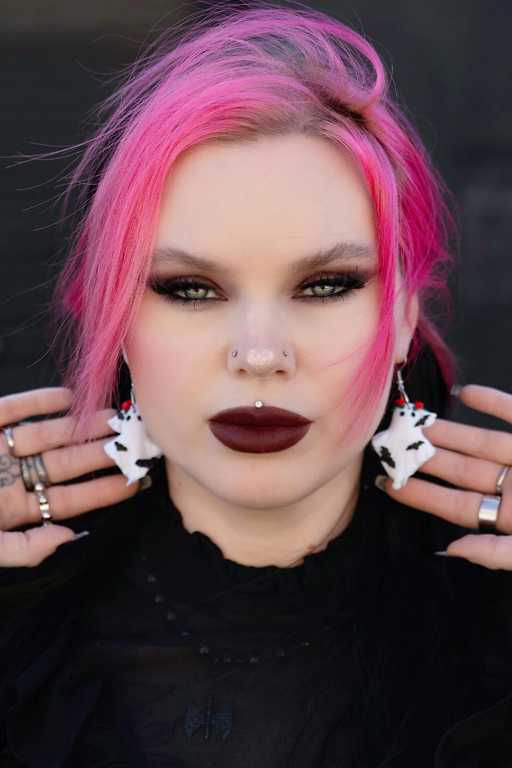 Ghost Bloom Earrings - Image 4