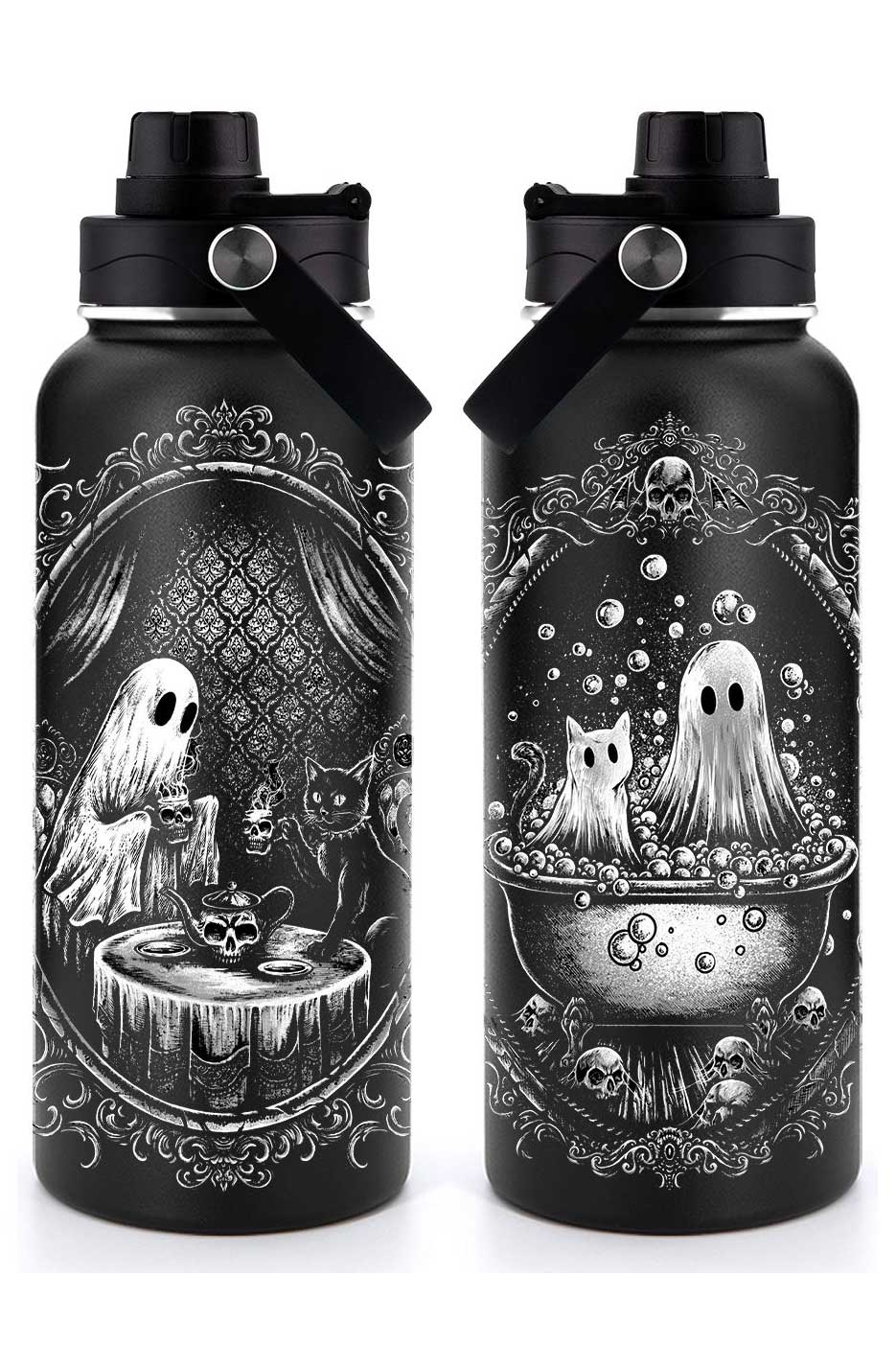 Ghost Friends 32 Oz Water Bottle - Image 3