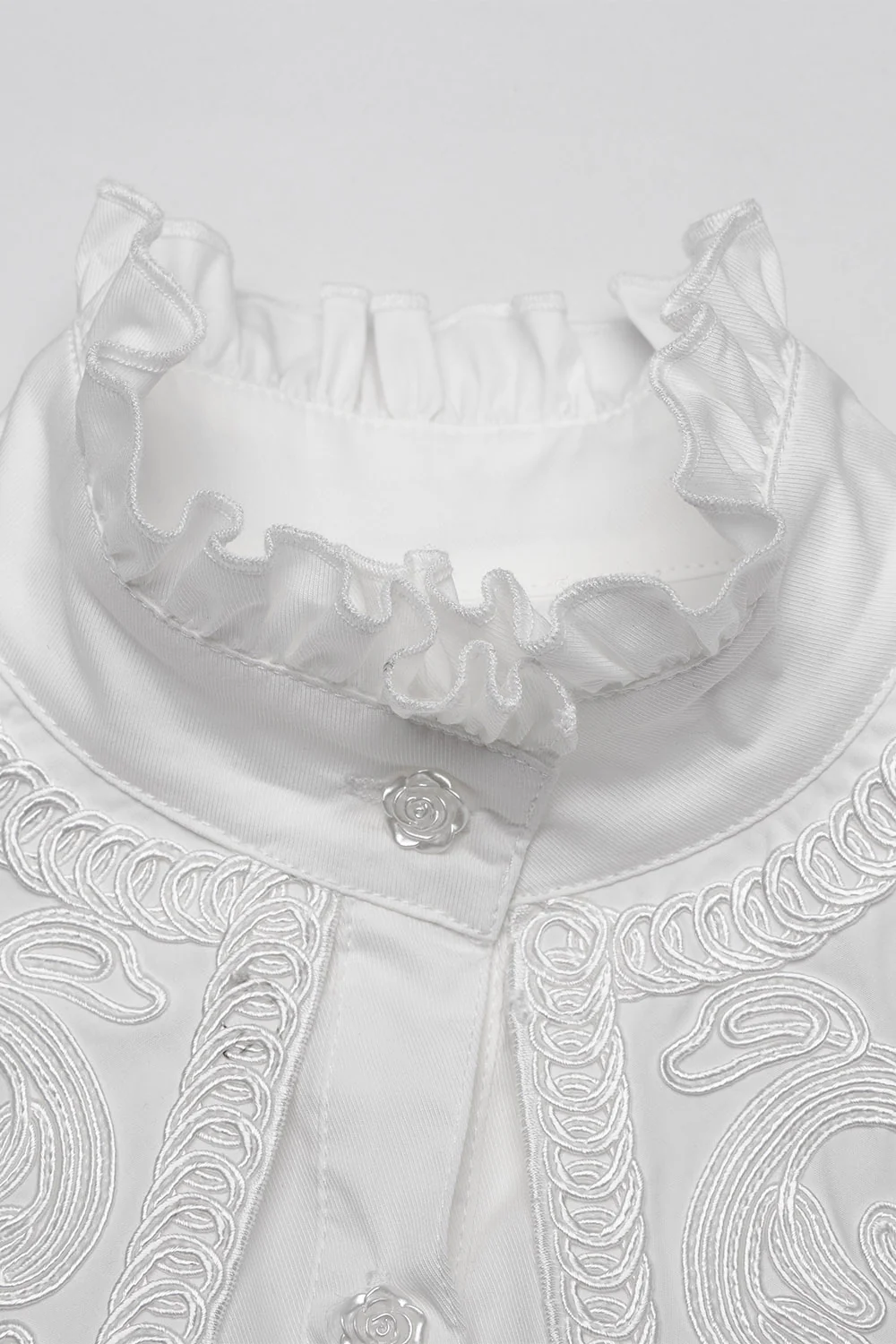 Ghost Haunting Button Down Shirt [White] - Image 10