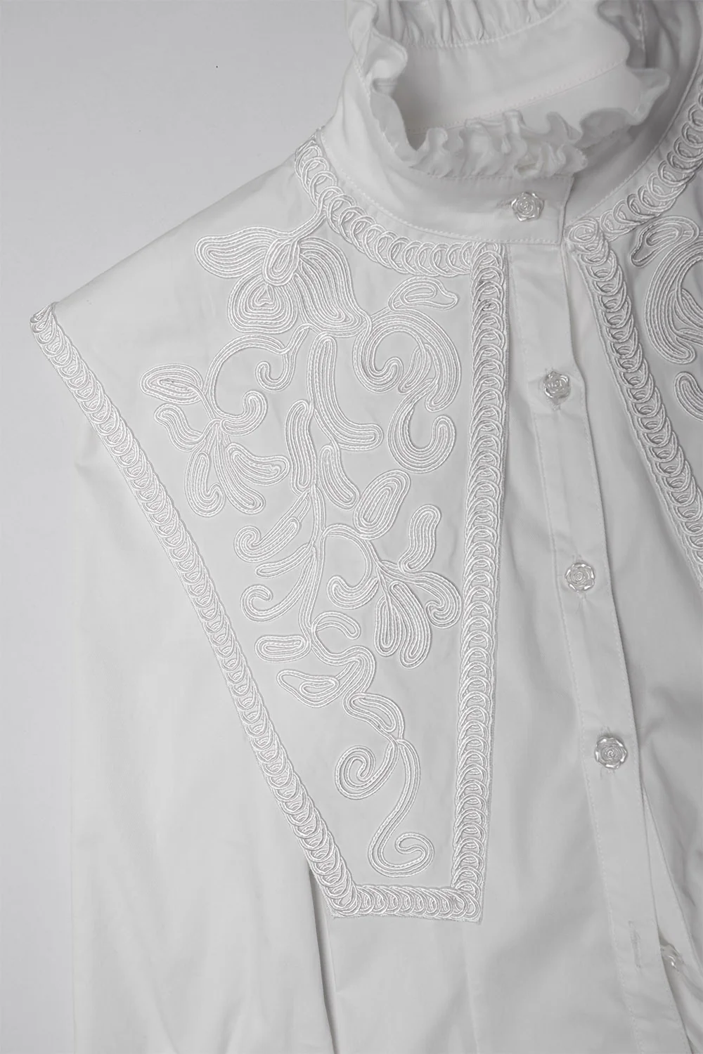 Ghost Haunting Button Down Shirt [White] - Image 11