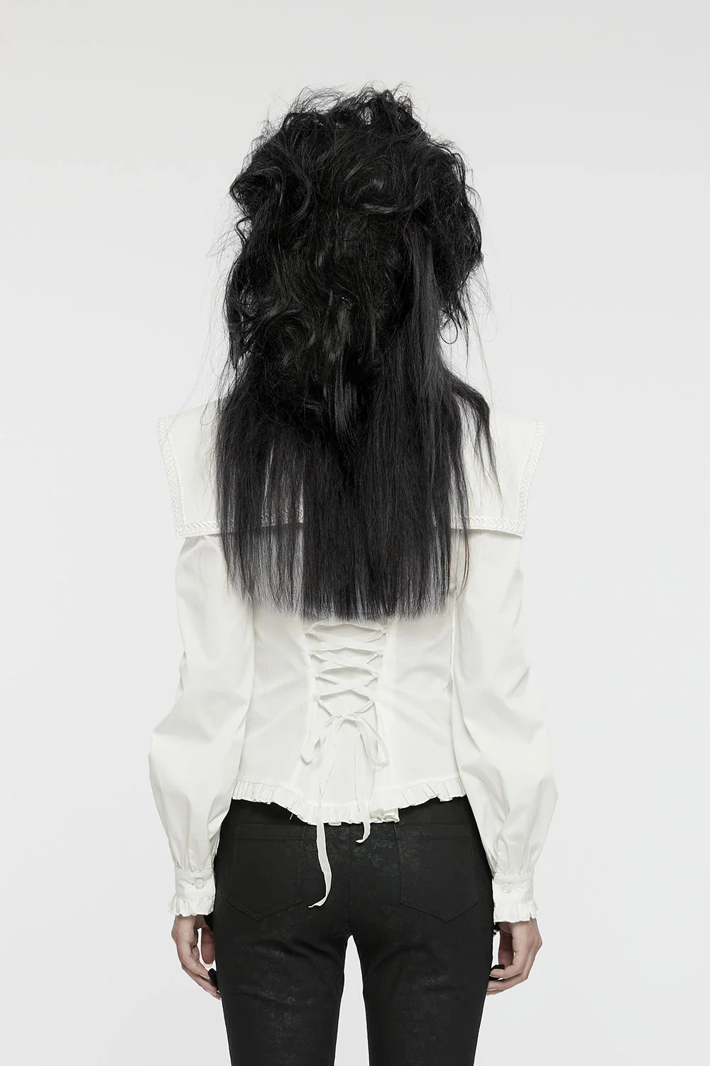 Ghost Haunting Button Down Shirt [White] - Image 5