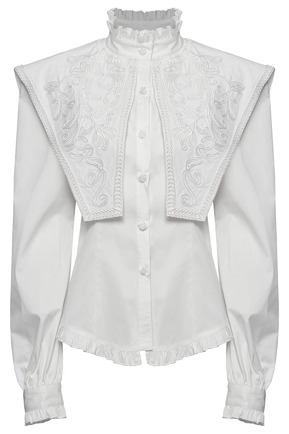 Ghost Haunting Button Down Shirt [White] - Image 7