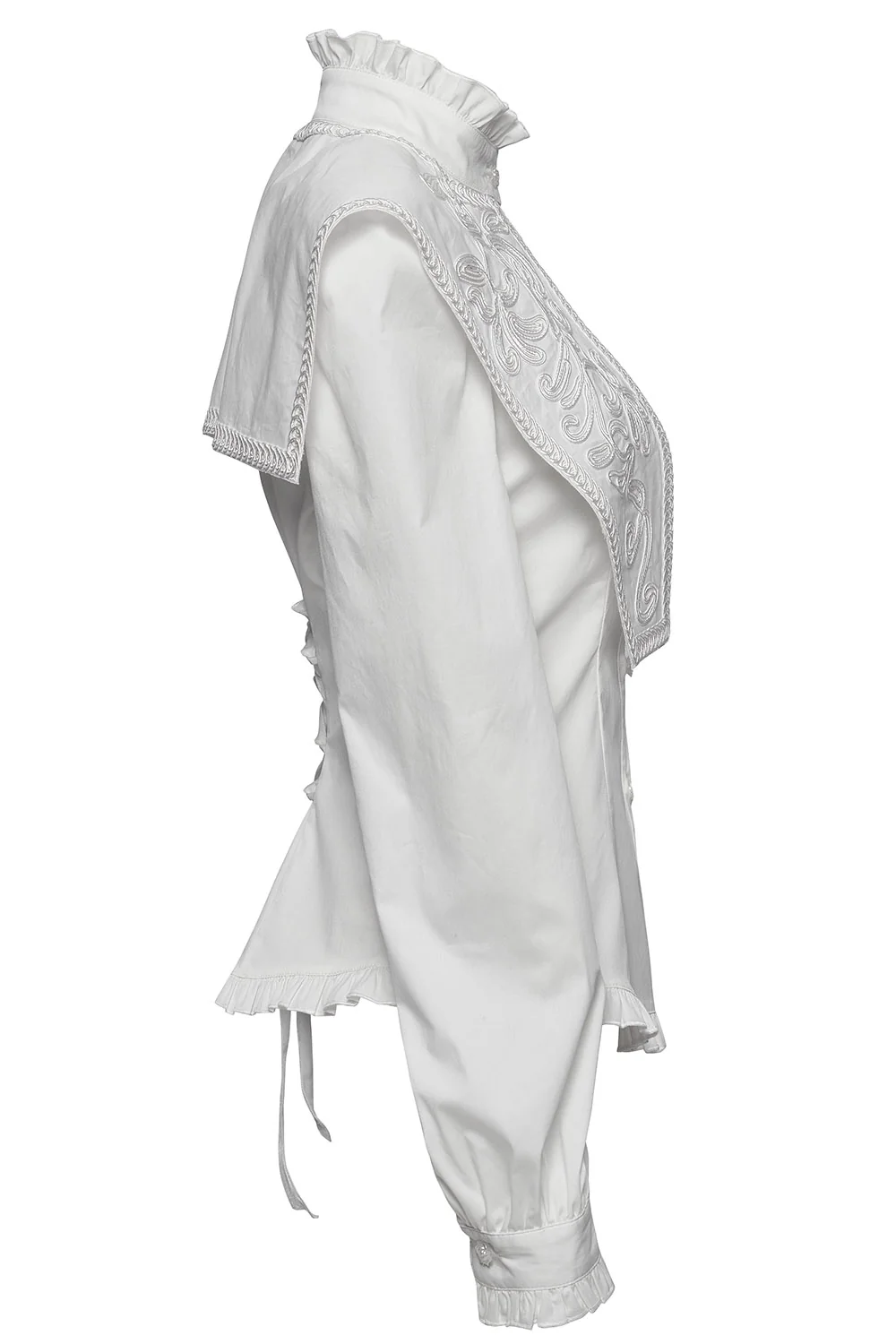 Ghost Haunting Button Down Shirt [White] - Image 8