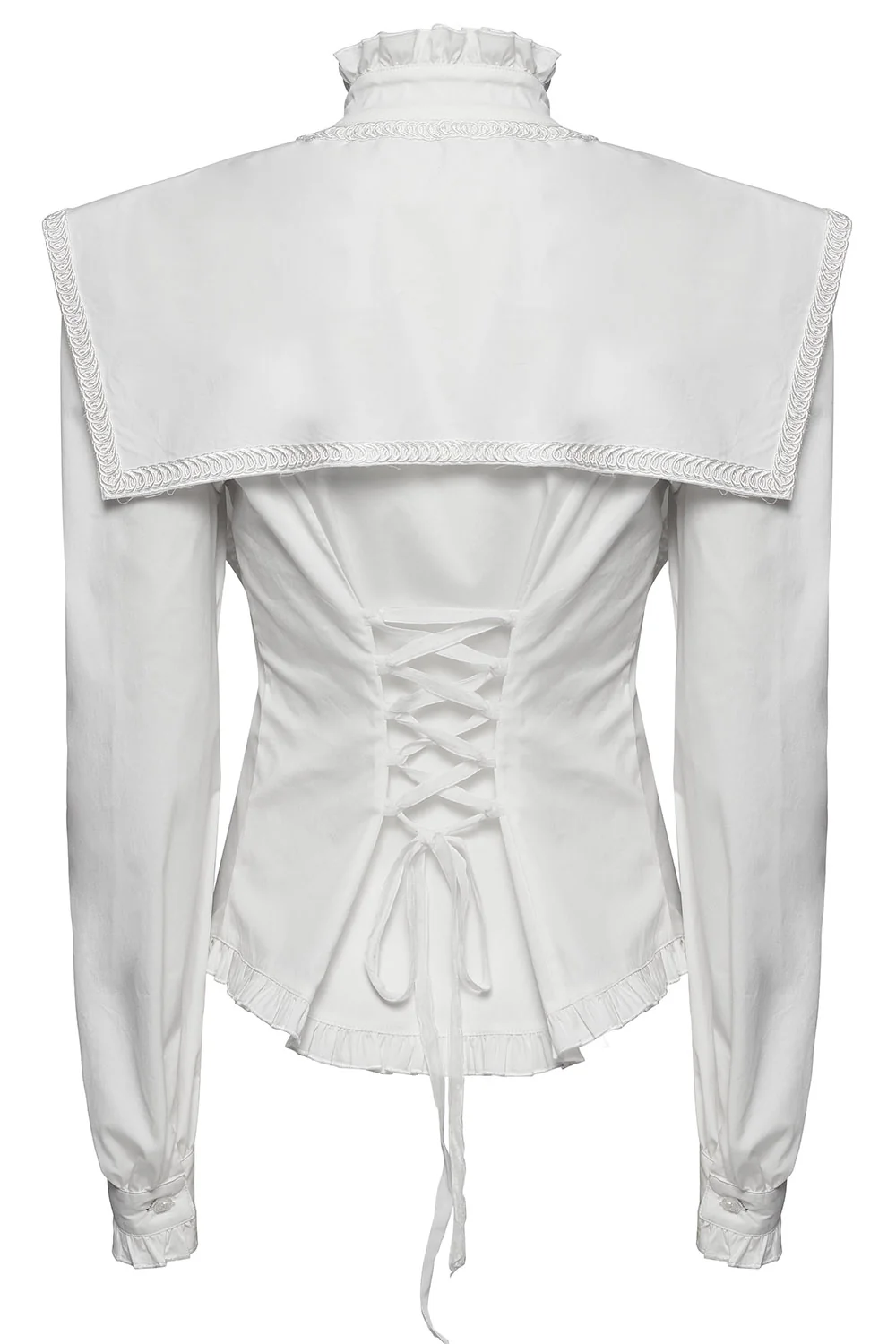 Ghost Haunting Button Down Shirt [White] - Image 9