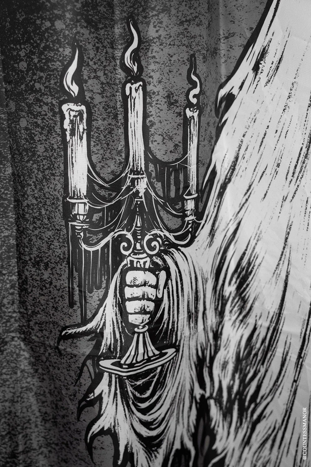 Ghost Haunting Shower Curtain - Image 3