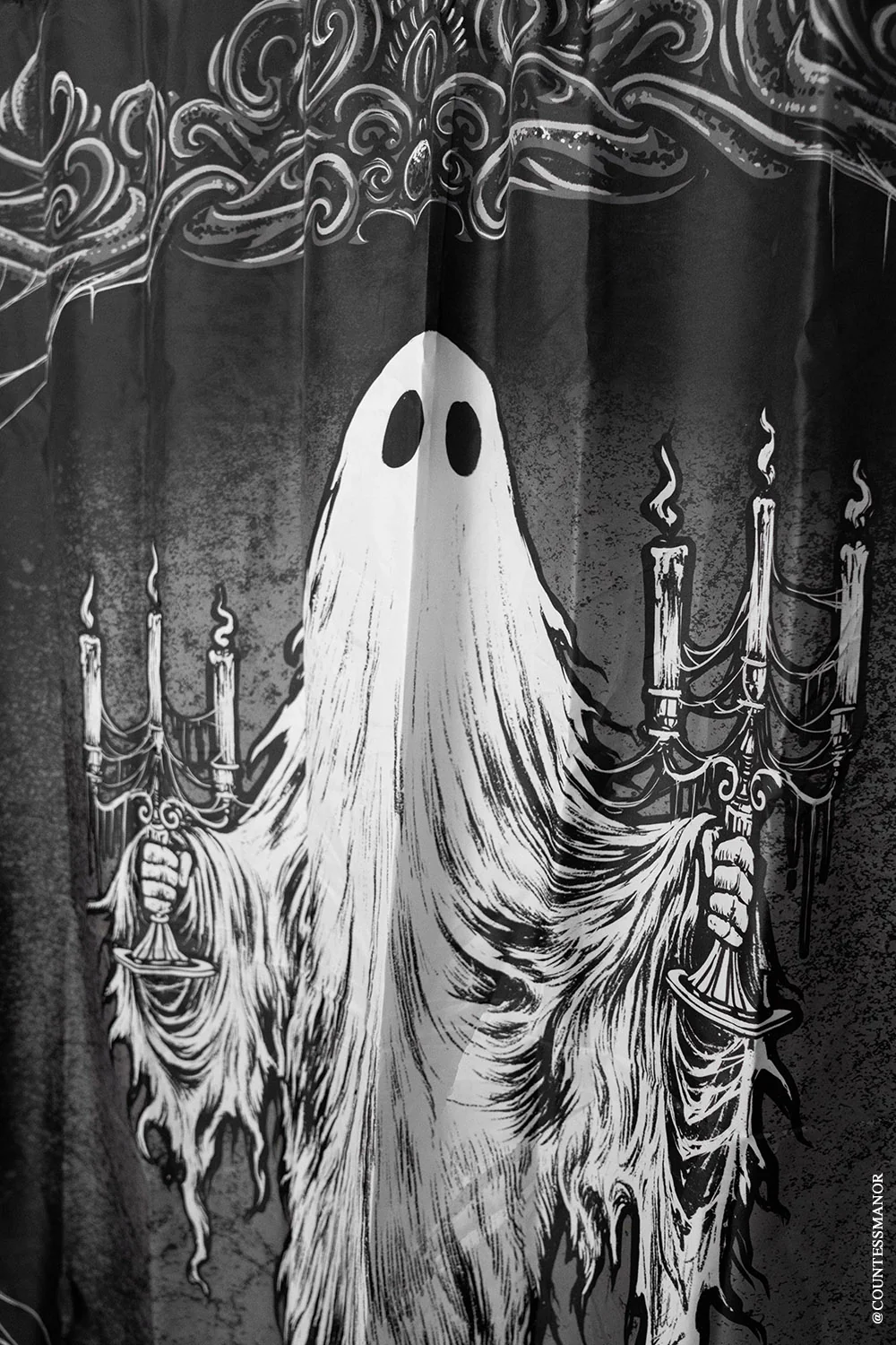 Ghost Haunting Shower Curtain - Image 4