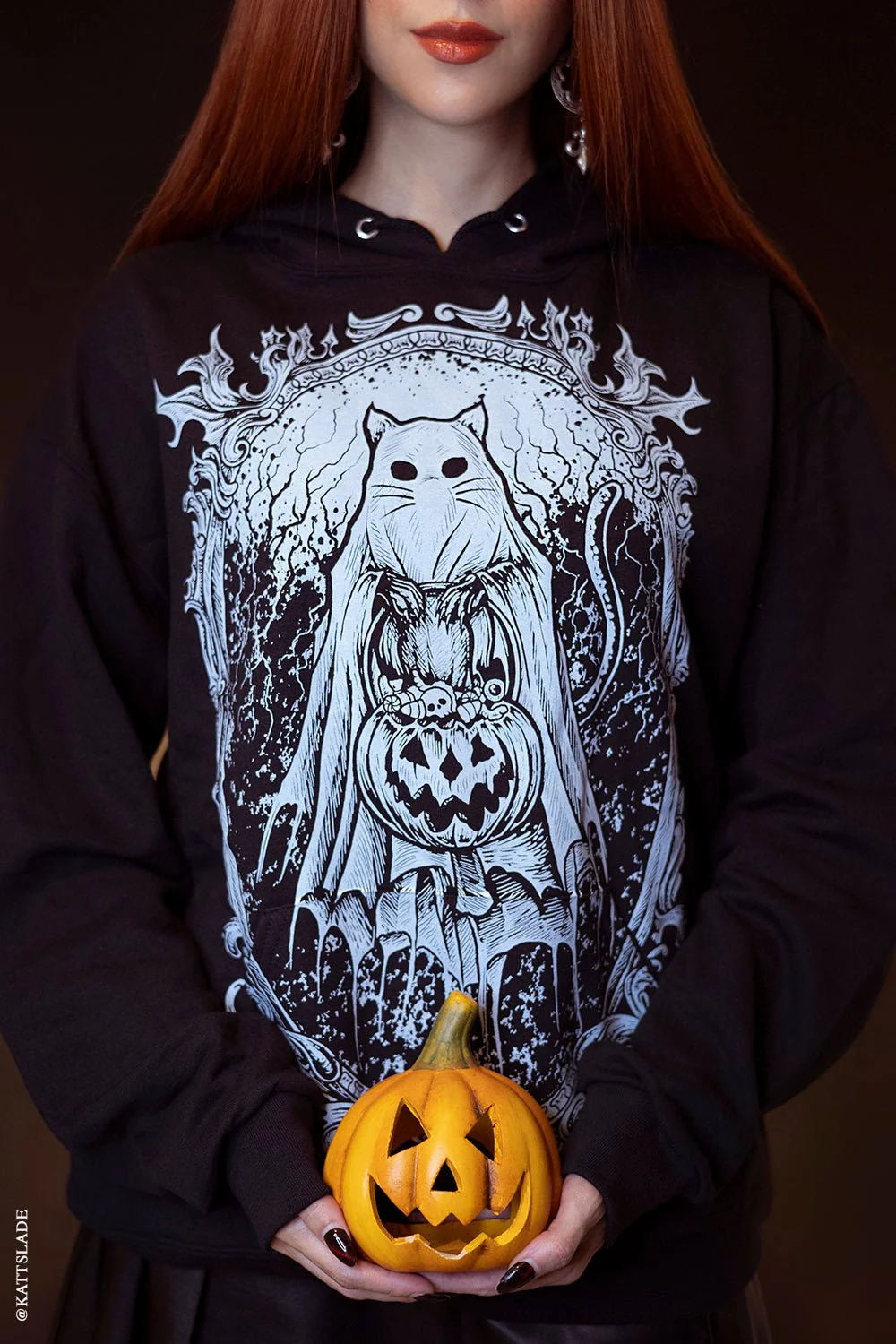 Ghost Kitty Hoodie - Image 2