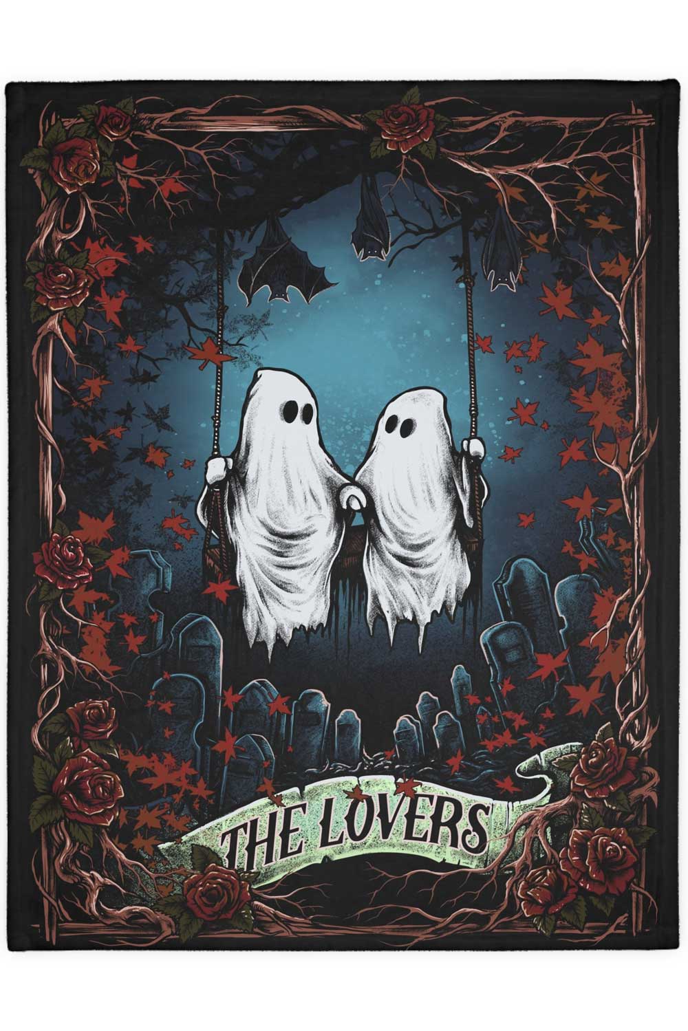 Ghost Love Throw Blanket - Image 8