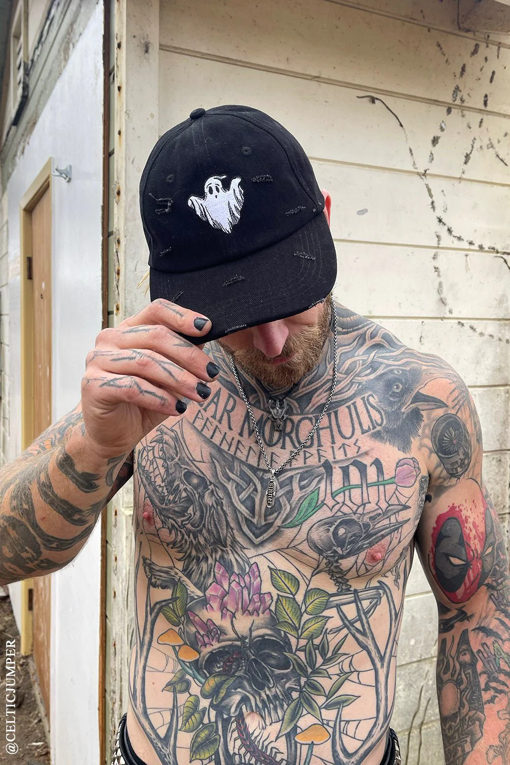 Ghost Pierced Baseball Cap - Image 12