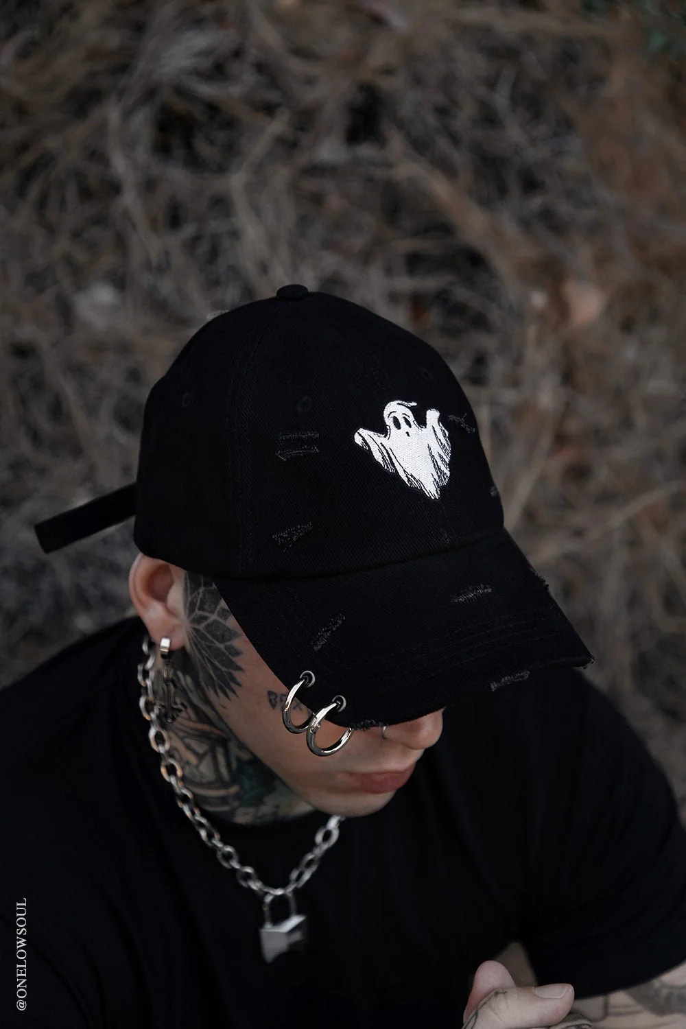 Ghost Pierced Baseball Cap - Image 13