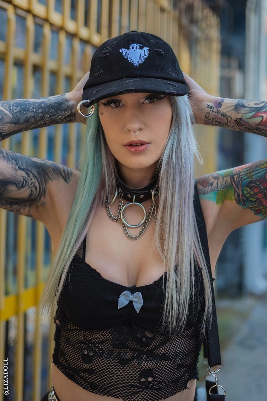 Ghost Pierced Baseball Cap - Image 15