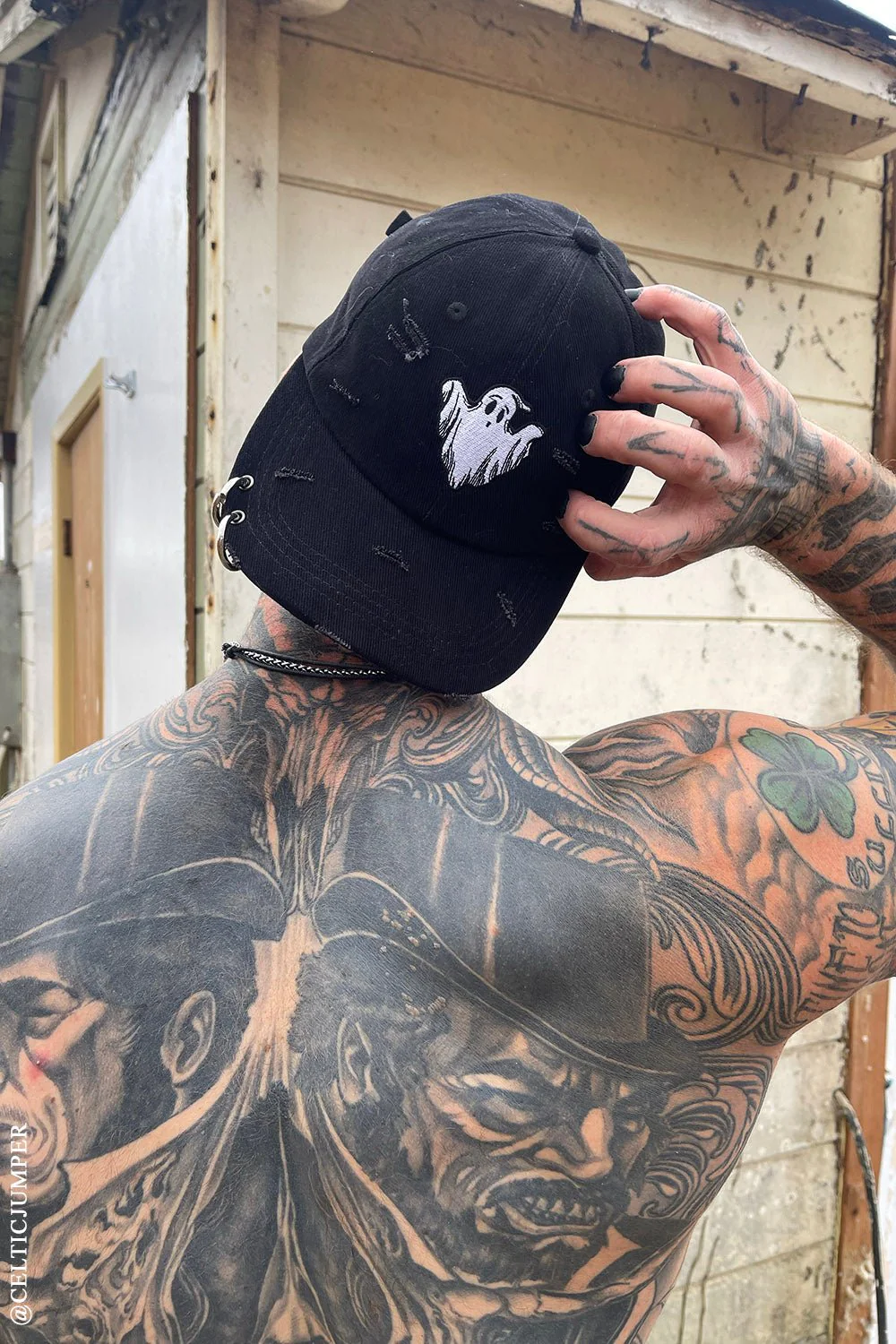 Ghost Pierced Baseball Cap - Image 5