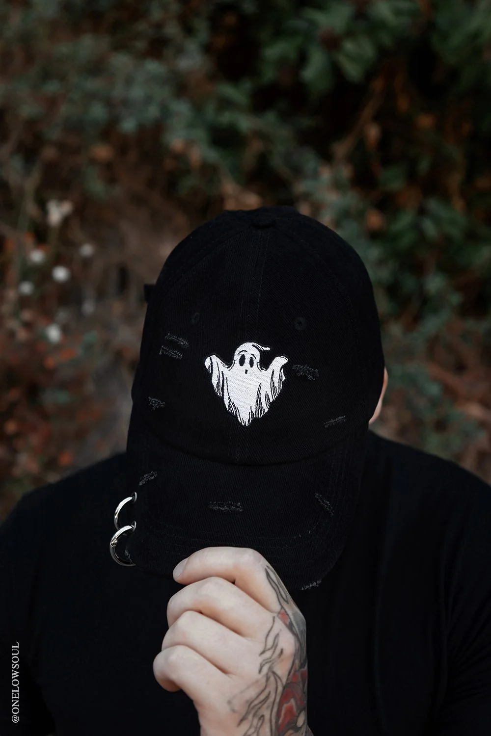 Ghost Pierced Baseball Cap - Image 6