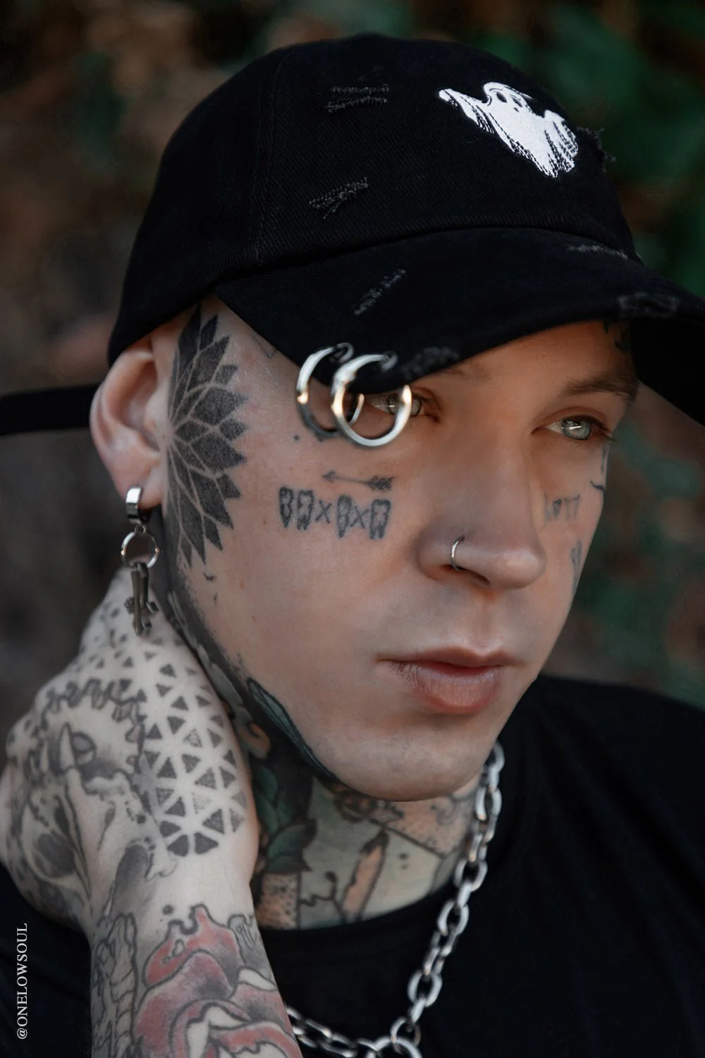 Ghost Pierced Baseball Cap - Image 8