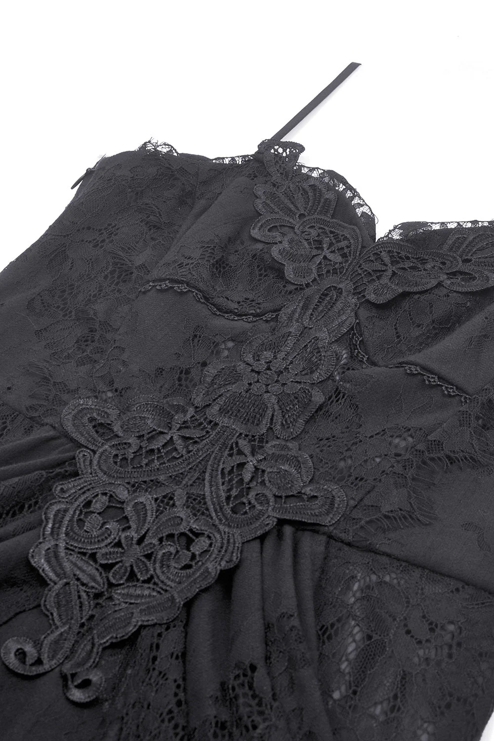 Ghost Seer Gothic Lace Bustle Dress - Image 10