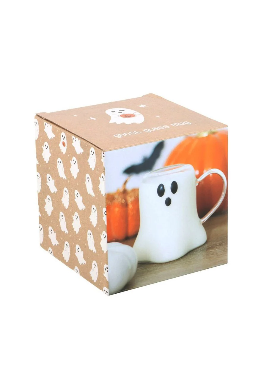 Ghost Shaped Glass Halloween Mug - Image 5