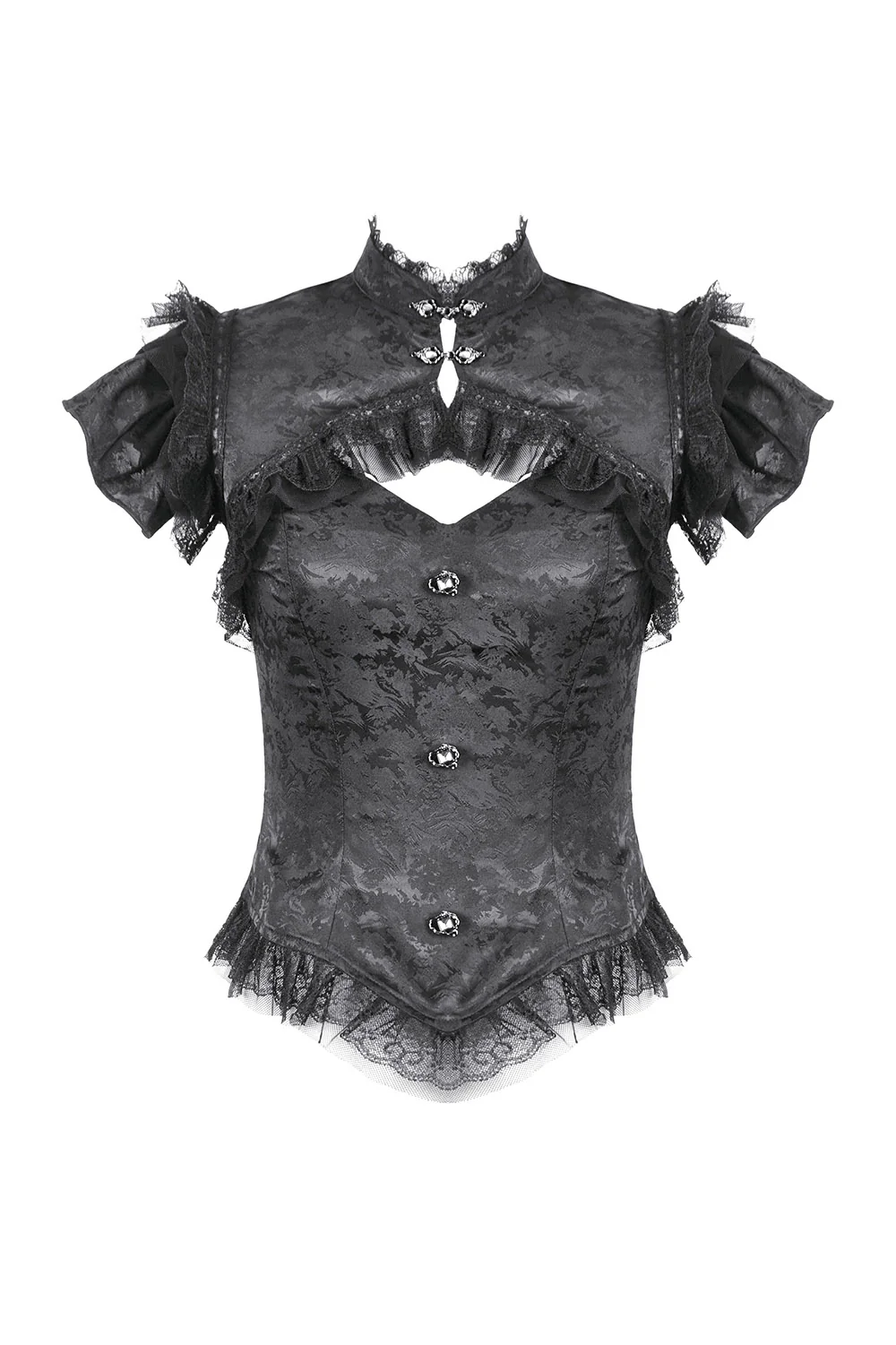 Ghost Waltz Ruffle Sleeve Top - Image 2