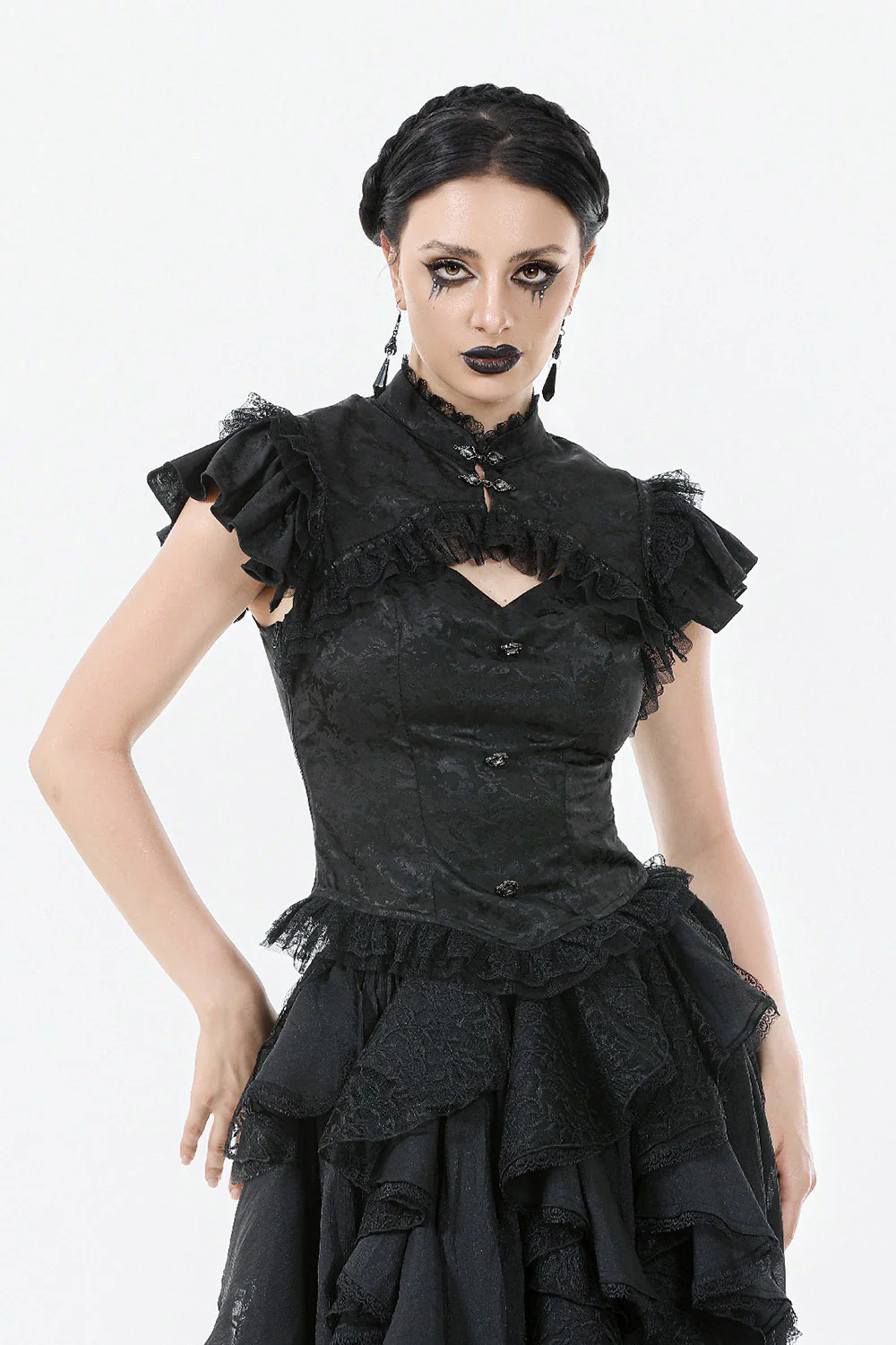 Ghost Waltz Ruffle Sleeve Top - Image 4