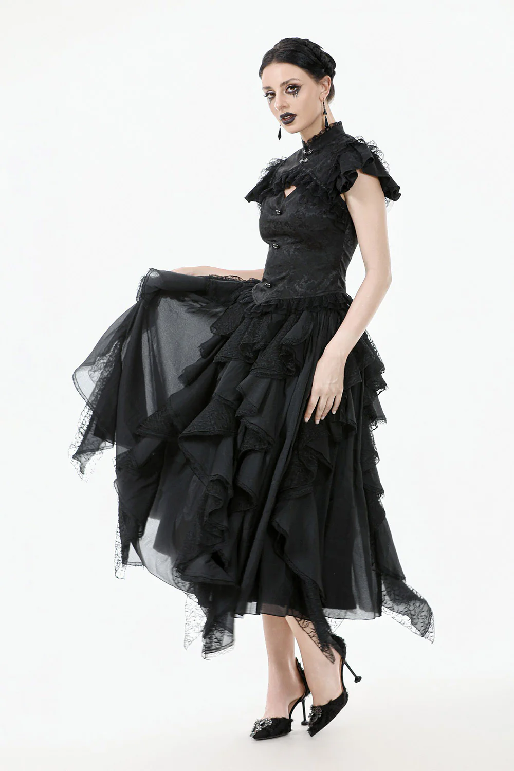 Ghost Waltz Ruffle Sleeve Top - Image 7