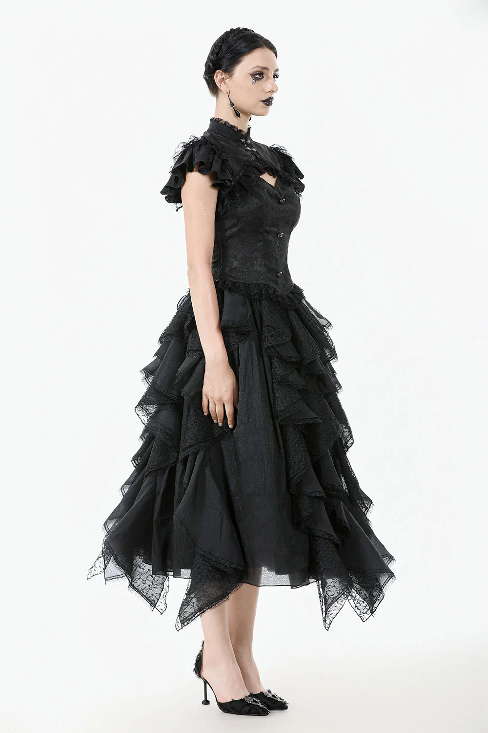 Ghost Waltz Ruffle Sleeve Top - Image 9